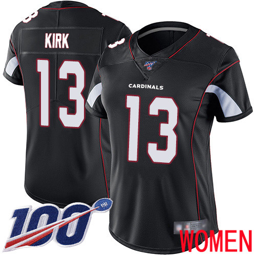 Arizona Cardinals Limited Black Women Christian Kirk Alternate Jersey NFL Football #13 100th Season Vapor Untouchable